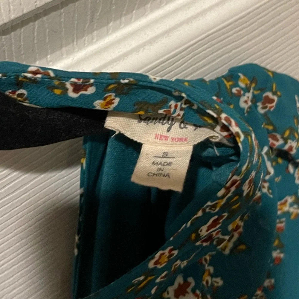 Sandy & Co. Green Floral Dress - Picture 3 of 7